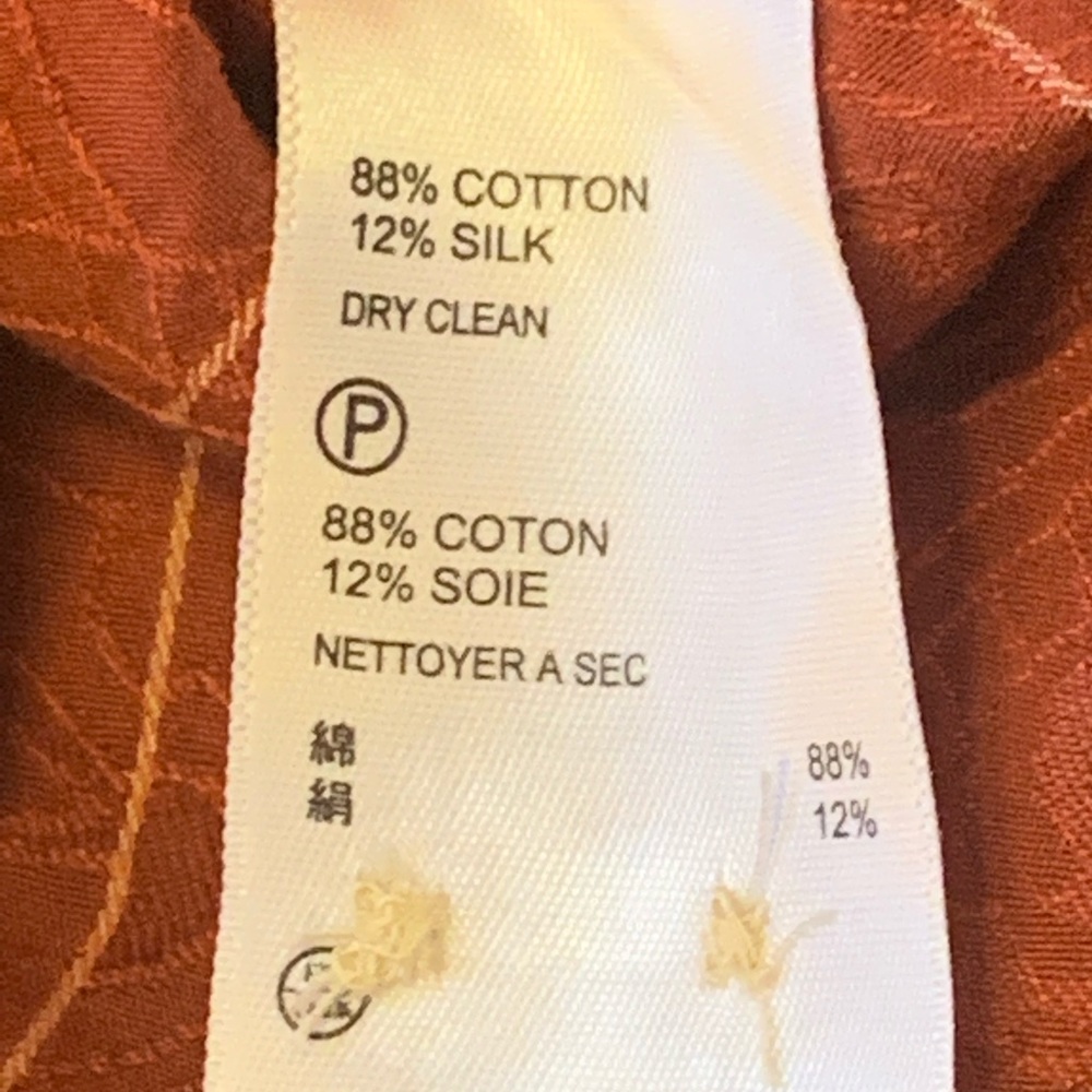 Tommy Bahama Button Up Mens Large Rust Orange Col… - image 5